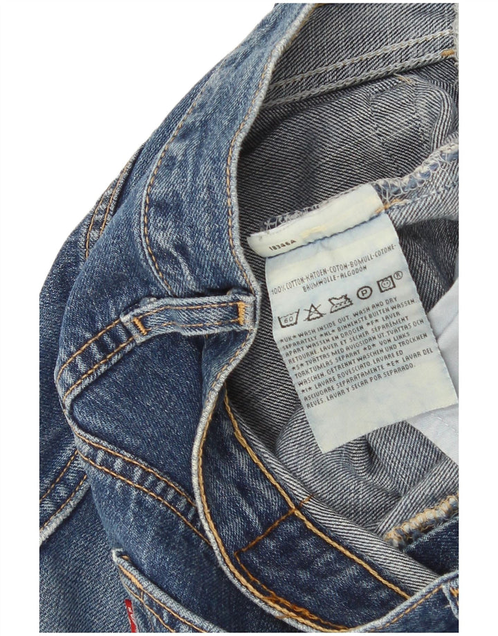Мужские джинсы-капри Levi's, размер 34 W34 L17, синие, хлопок