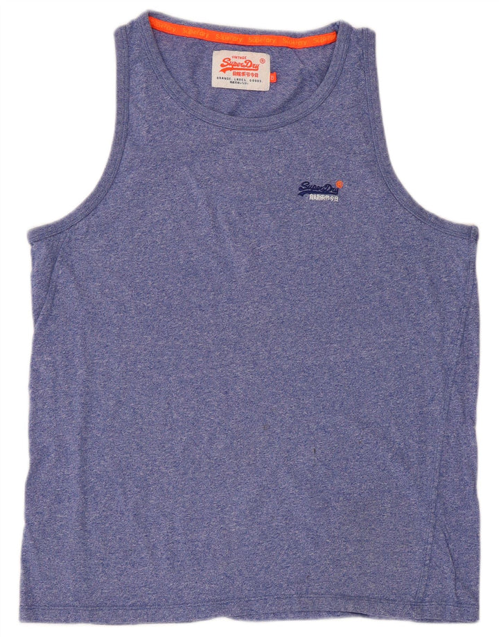 Мужской жилет с рисунком Superdry 2XL, синий в крапинку