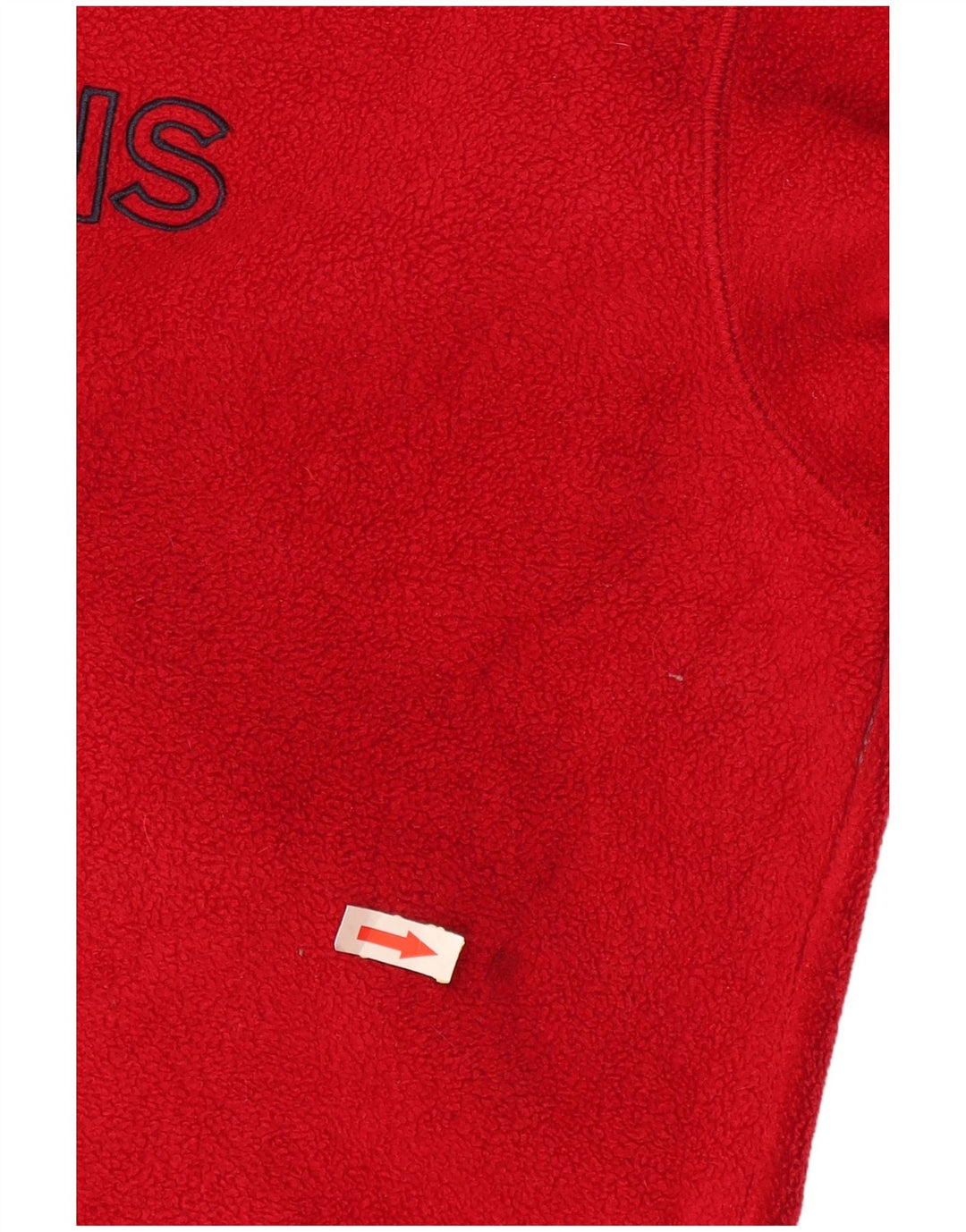 Мужской флисовый джемпер с рисунком на молнии Nautica XL, красный полиэстер