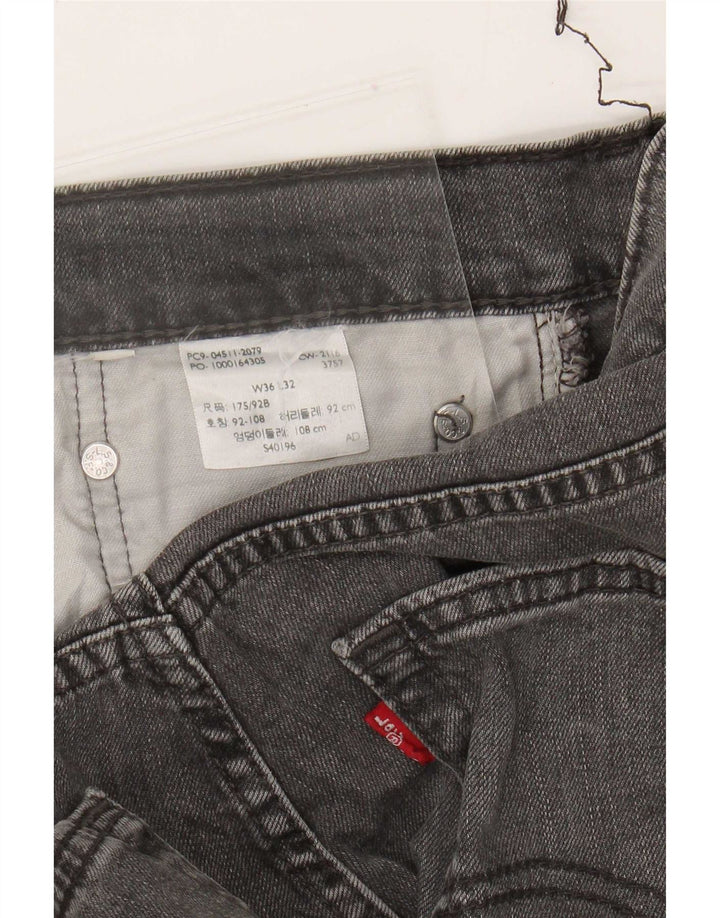 Мужские прямые джинсы Levi's W36 L29 серые