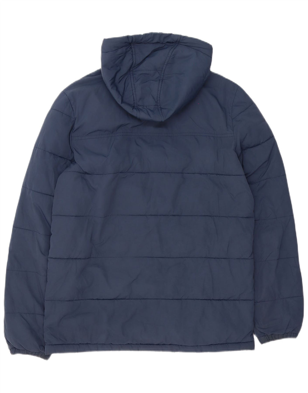 Мужская стеганая куртка с капюшоном Lyle & Scott UK 36, маленькая, темно-синяя, нейлон