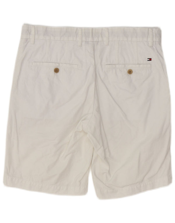 Tommy Hilfiger Mens Brooklyn Chino Shorts W32 Medium White Cotton