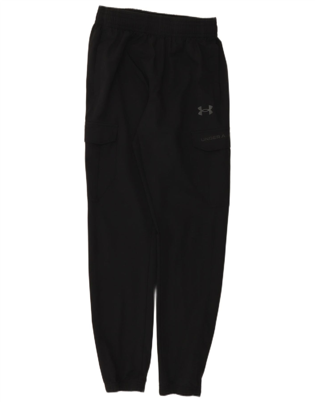 Женские спортивные брюки-карго Under Armour, джоггеры, Великобритания 12, средний черный цвет