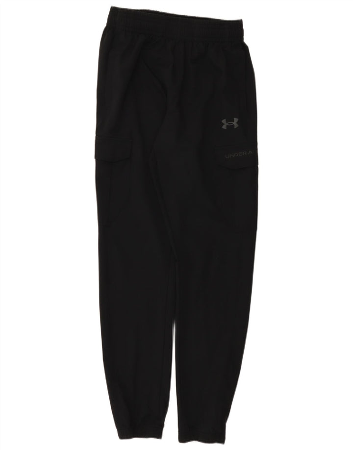 Женские спортивные брюки-карго Under Armour, джоггеры, Великобритания 12, средний черный цвет
