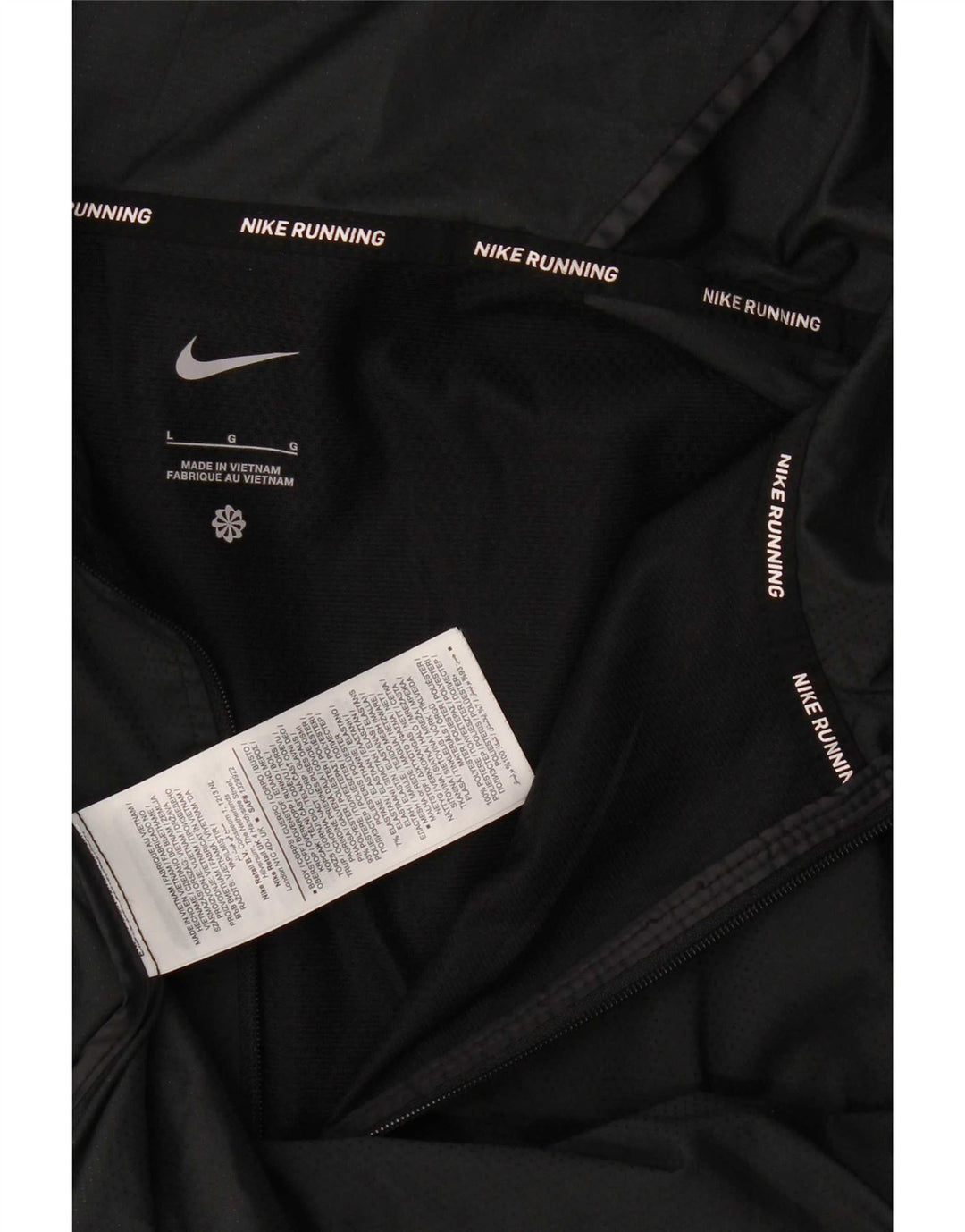 Мужская спортивная куртка с капюшоном Nike, большая черная полиэстер