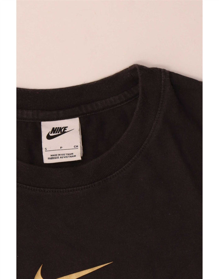 Мужская футболка Nike Air, маленький коричневый цвет с блоками