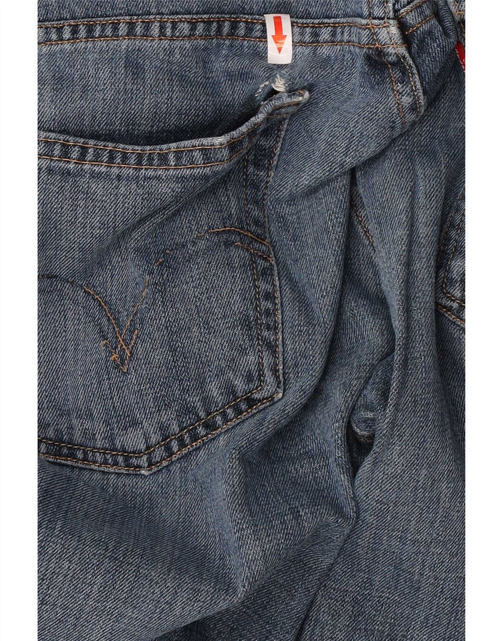 Мужские узкие прямые джинсы Levi's 514 W32 L34 синие, хлопок