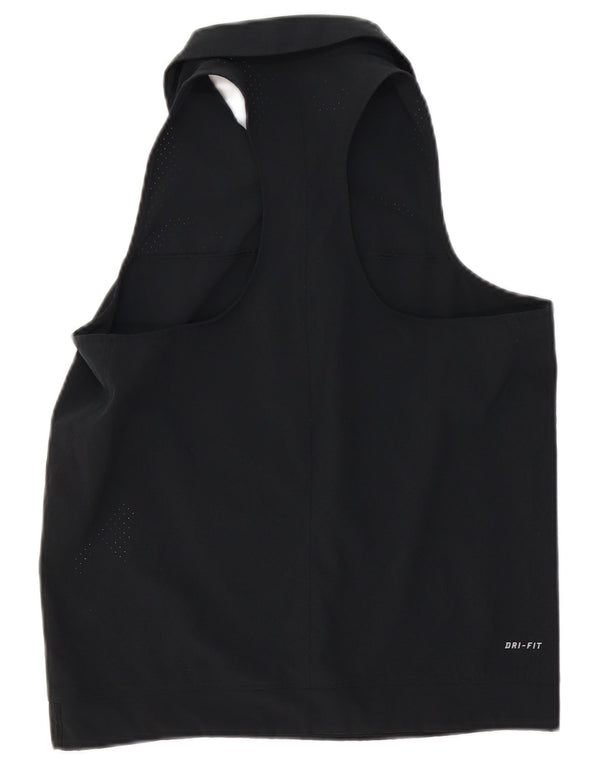Женский жилет NIKE Dri Fit UK 16, большой черный полиэстер