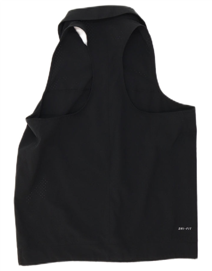 Женский жилет NIKE Dri Fit UK 16, большой черный полиэстер