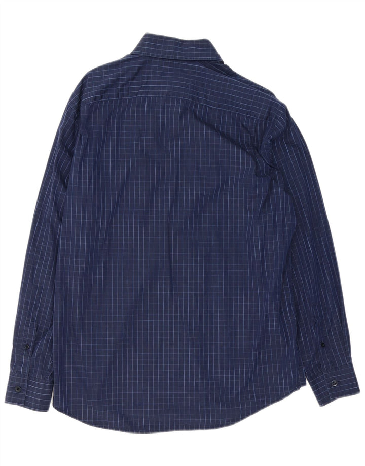 Мужская рубашка ARMATA DI MARE IT 50 Medium Navy Blue Check Cotton