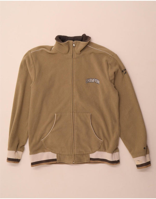 Женская флисовая куртка Champion UK 18 XL, цвет хаки, полиэстер с цветными блоками