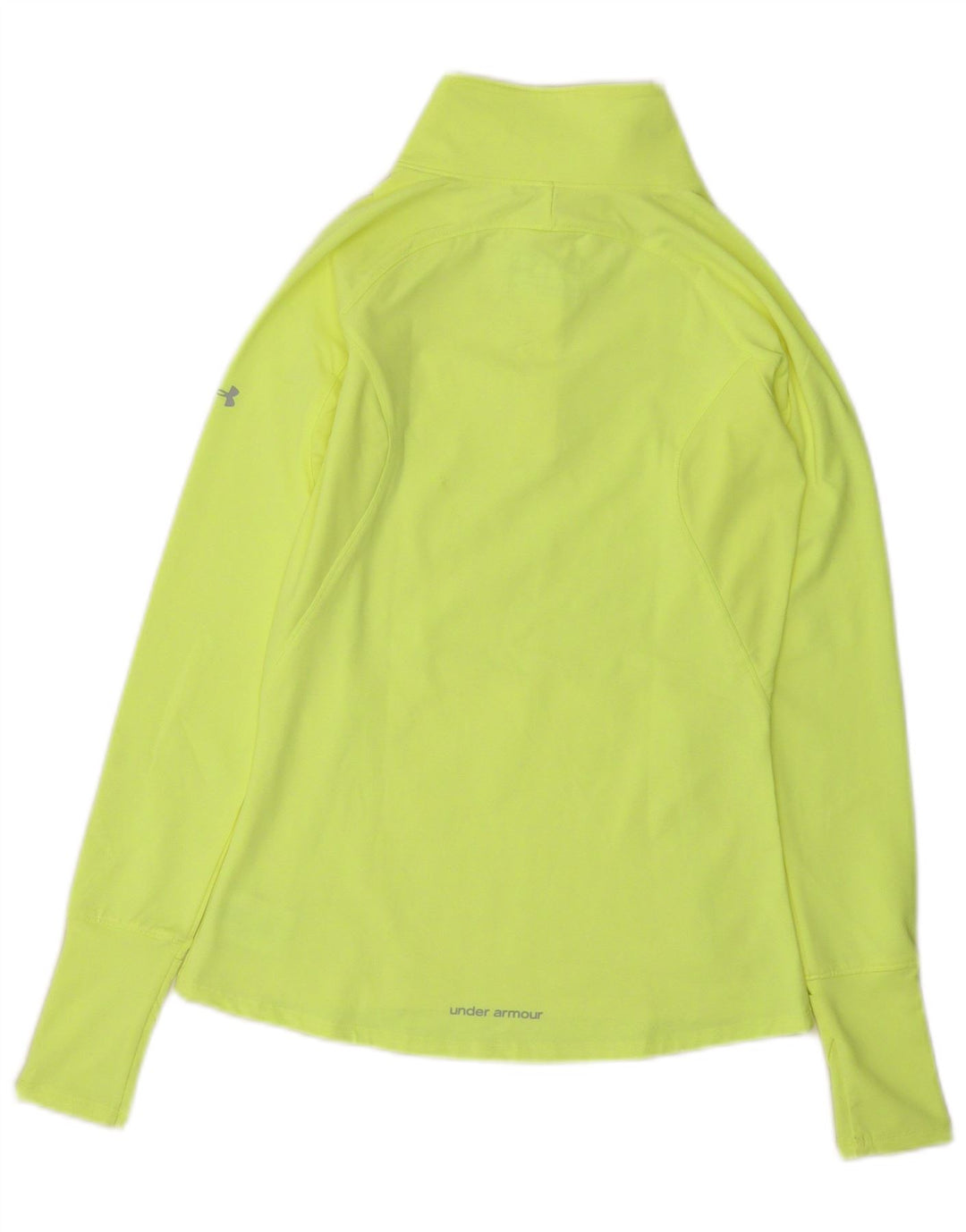 Женский спортивный пуловер Under Armour Cold Gear, топ UK 8, маленький желтый цвет