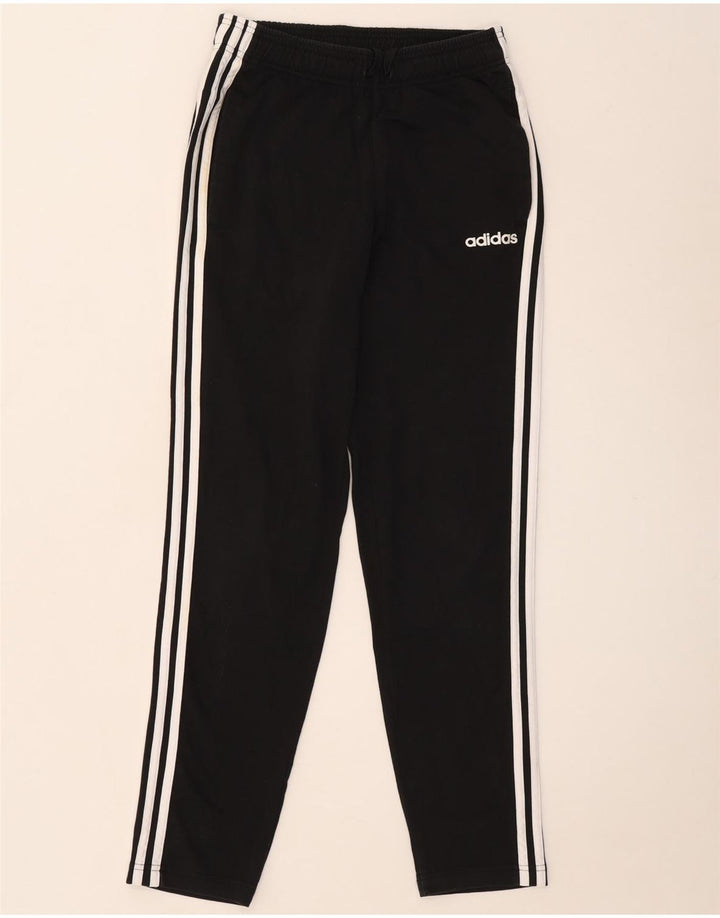 Мужские спортивные брюки Adidas, маленькие черные, хлопковые