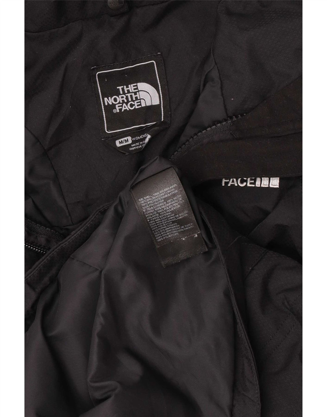 Женская ветровка с капюшоном The North Face UK 14, средний черный нейлон