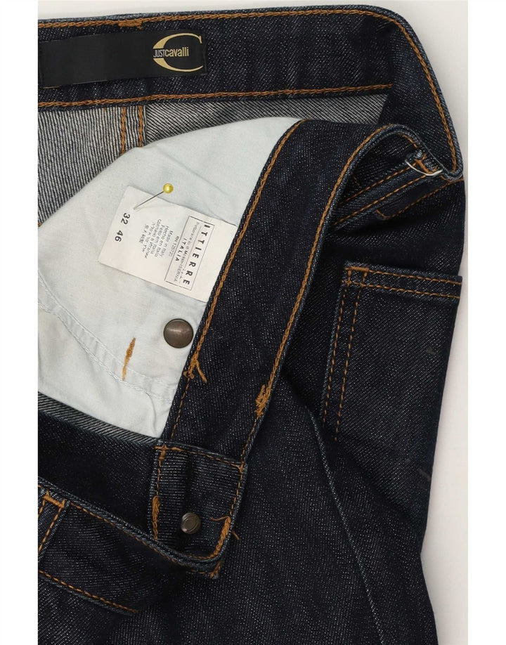 Женские джинсы Bootcut Just Cavalli IT 46 Large W32 L30 Темно-синие