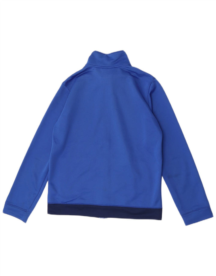 Спортивный костюм Nike для мальчиков, верхняя куртка 13–14 лет, XL, синий полиэстер с цветными блоками