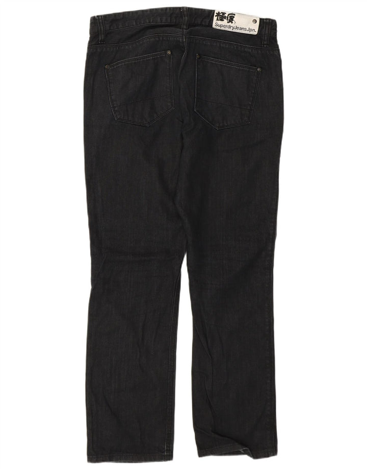Мужские прямые джинсы Superdry W30 L28, серый хлопок