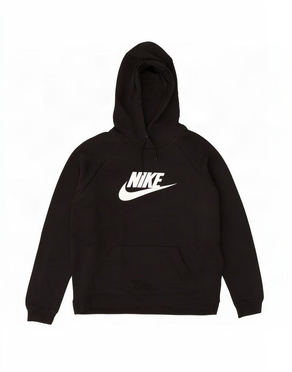 Мужской джемпер с капюшоном с графическим рисунком Nike 2XL, черный хлопок