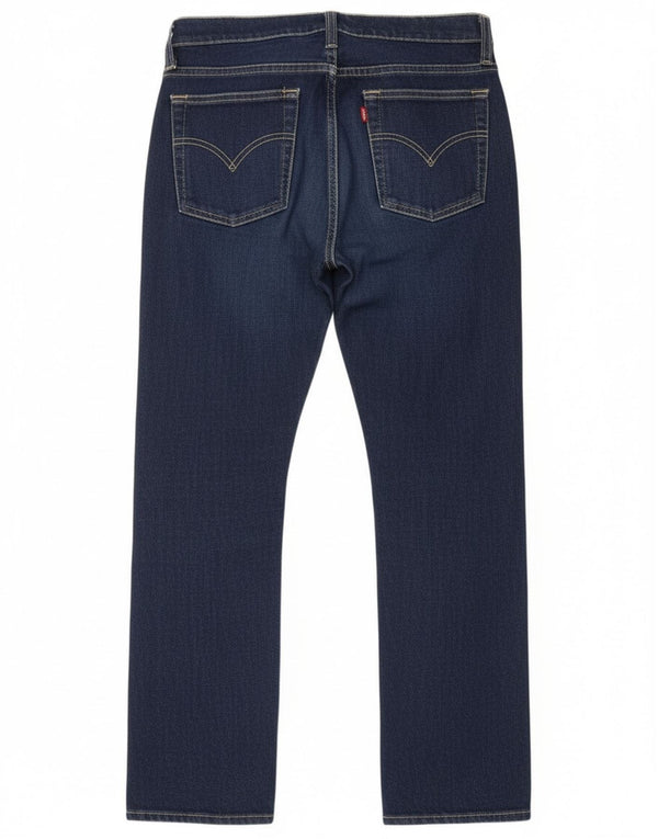 Женские прямые джинсы Levi's W29 L28 темно-синие, хлопок