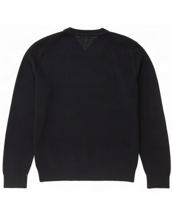 Мужской джемпер с круглым вырезом Tommy Hilfiger XL, темно-синий, хлопок