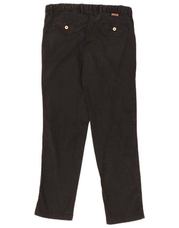 Мужские брюки-чиносы Massimo Dutti Slim Fit EU 42 Large W32 L30, черные