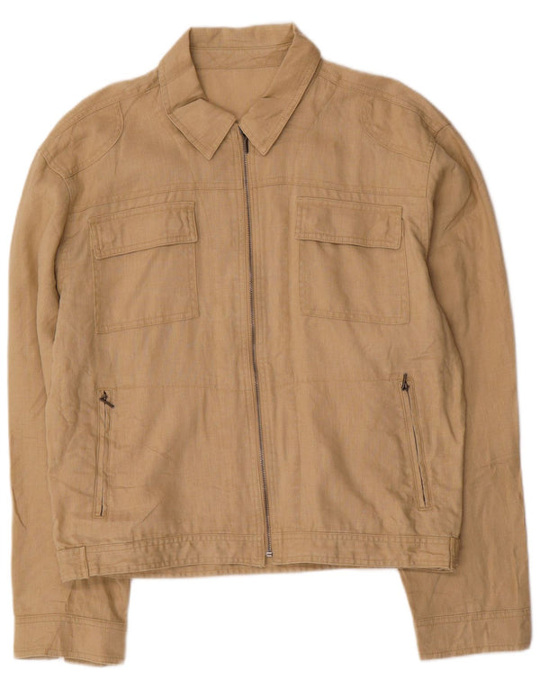 Pal Zileri Женская куртка IT 52 2XL Бежевый лен