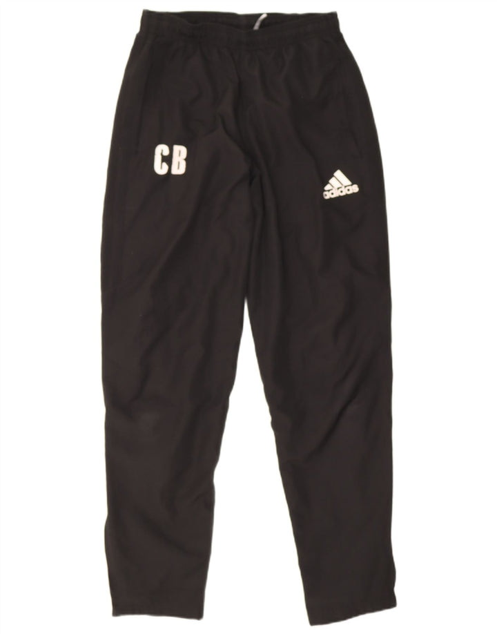 Мужские спортивные брюки Adidas Climalite с графическим рисунком, маленькие черные