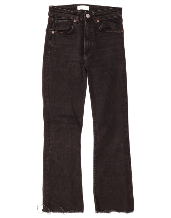 Женские джинсы Bootcut Zara EU 36 XS W26 L25 черные