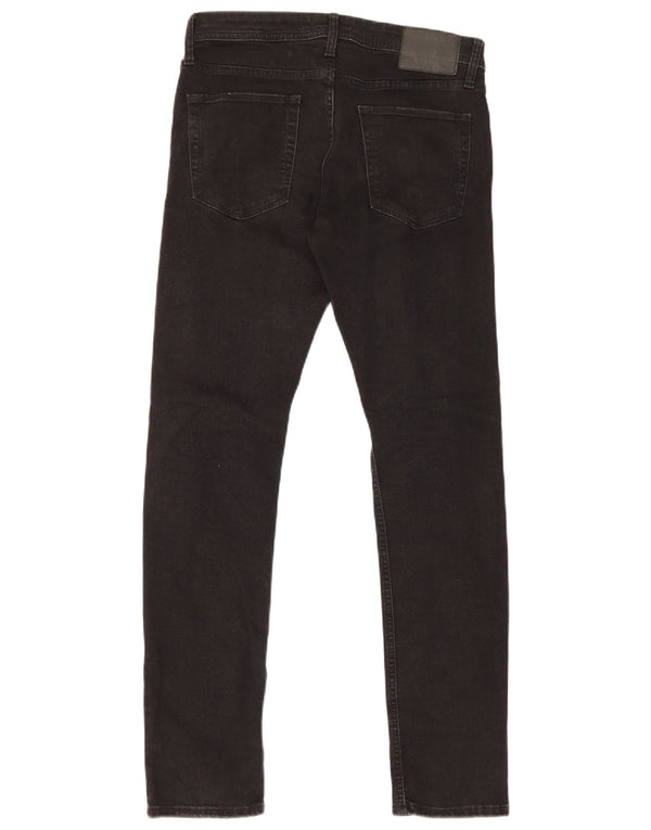 Мужские потертые узкие джинсы Jack & Jones GLENN W31 L32, черный хлопок