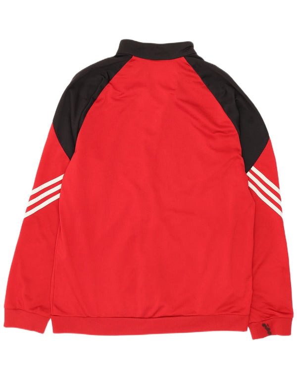 Мужская спортивная куртка Adidas, большая красная полиэстер