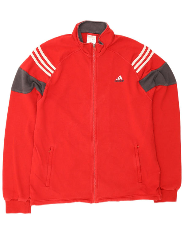 Мужской спортивный костюм Adidas Top Jacket UK 48/50 XL Красный хлопок с цветными блоками