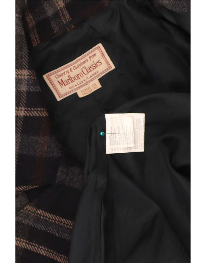 Женский тренч Marlboro Classics IT 44 Medium Black Check