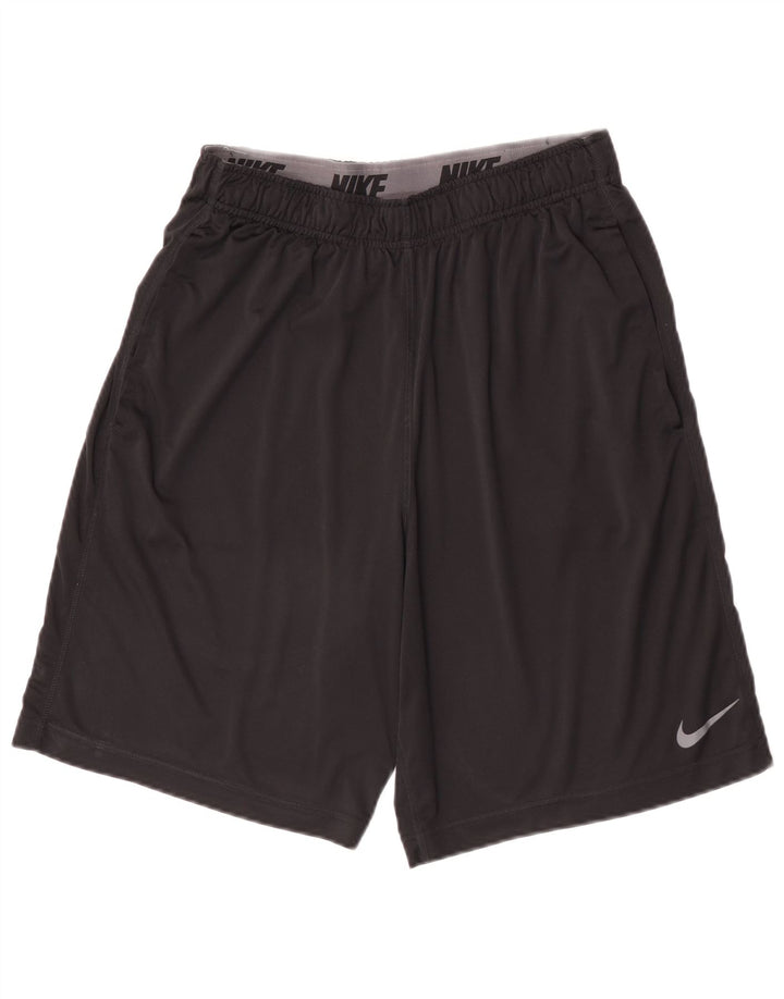 Мужские спортивные шорты Nike Dri Fit, средний черный полиэстер