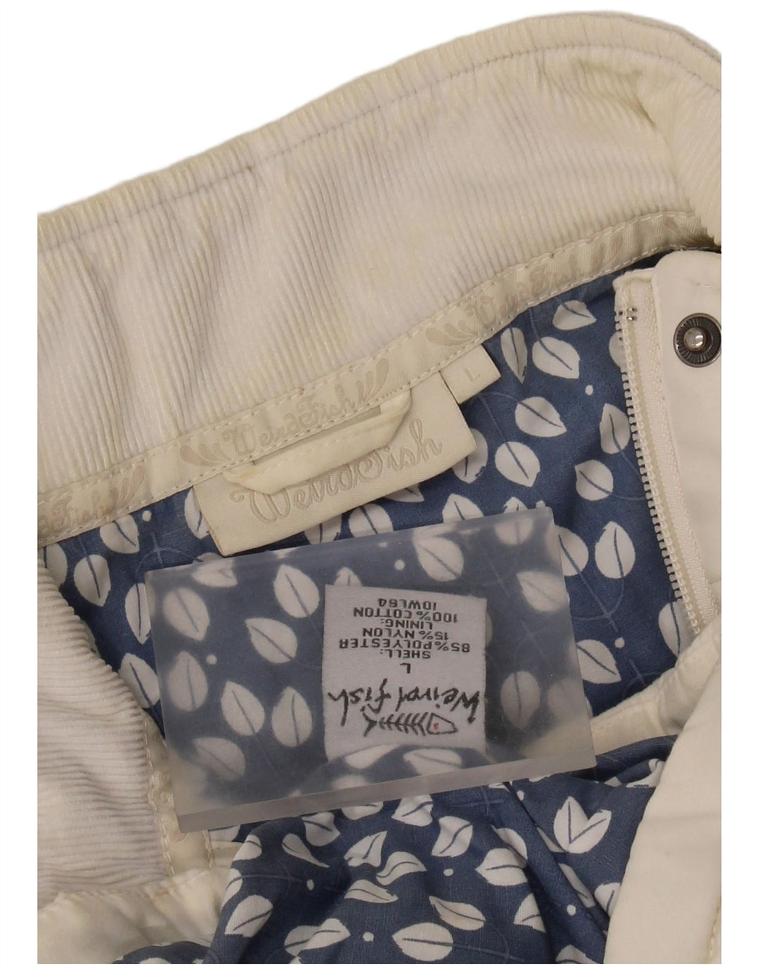 Женский утепленный жилет WEIRD FISH UK 14, большой белый полиэстер