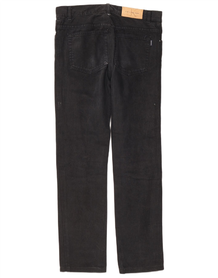Мужские прямые джинсы Calvin Klein W32 L30 черные