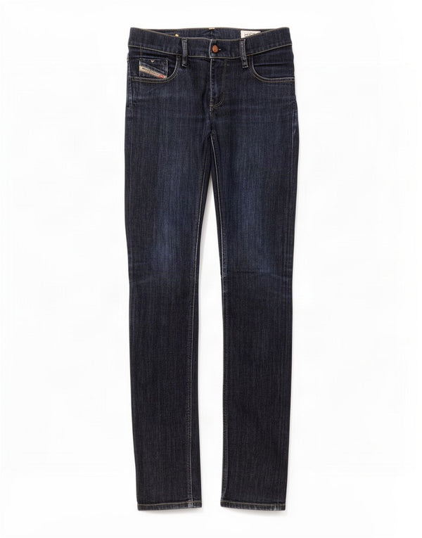 Женские джинсы скинни Diesel Livy W29 L34, темно-синий, хлопок