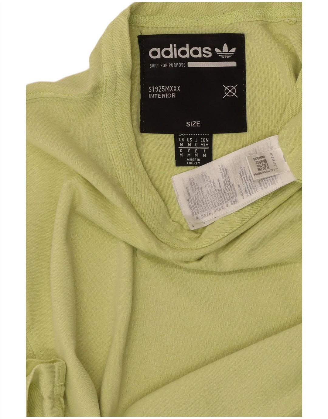 Мужская футболка Adidas Top Medium Green Cotton