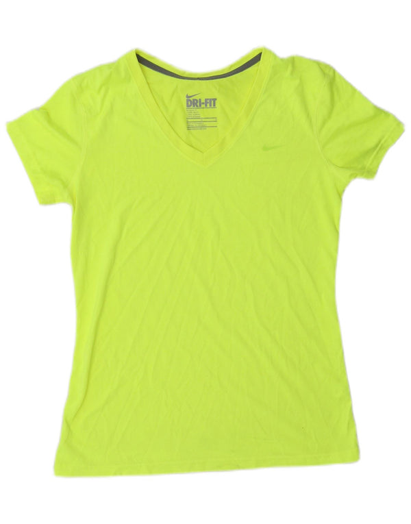 Женская футболка Nike Dri Fit Regular Top UK 12, средний зеленый цвет