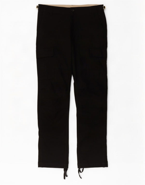 Мужские прямые брюки-карго Carhartt W34 L34, черные, хлопковые