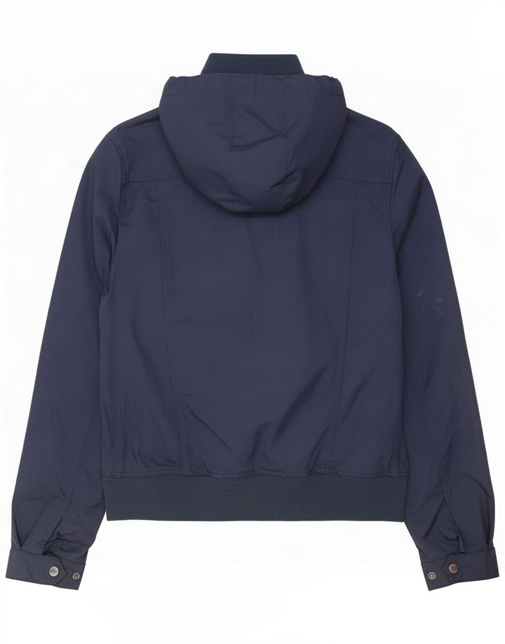 Женская дождевик Woolrich UK 12, большой размер, темно-синий, нейлон