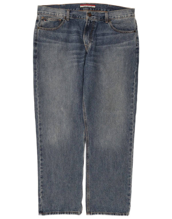 Мужские прямые джинсы Tommy Hilfiger W38 L30 синие, хлопок