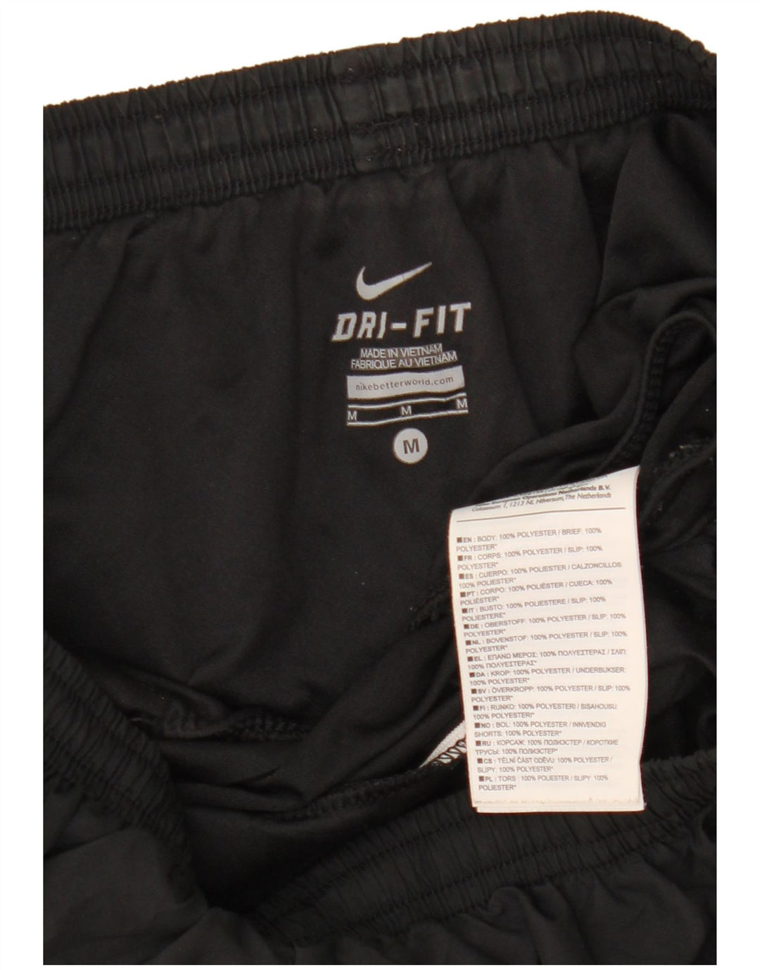 Женские спортивные шорты Nike Dri Fit UK 14, средний черный полиэстер