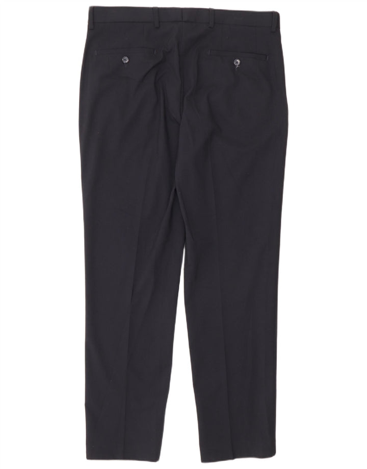 Мужские узкие брюки Marks & Spencer W36 L31 темно-синие