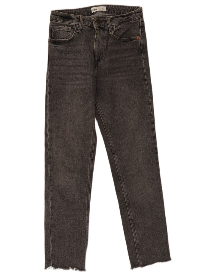 Женские узкие джинсы Zara EU 34 2XS W24 L26 Серые