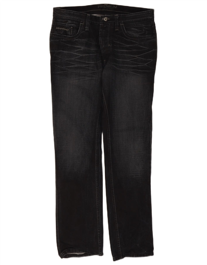 Джинсы мужские прямые Jack & Jones W36 L34 черные