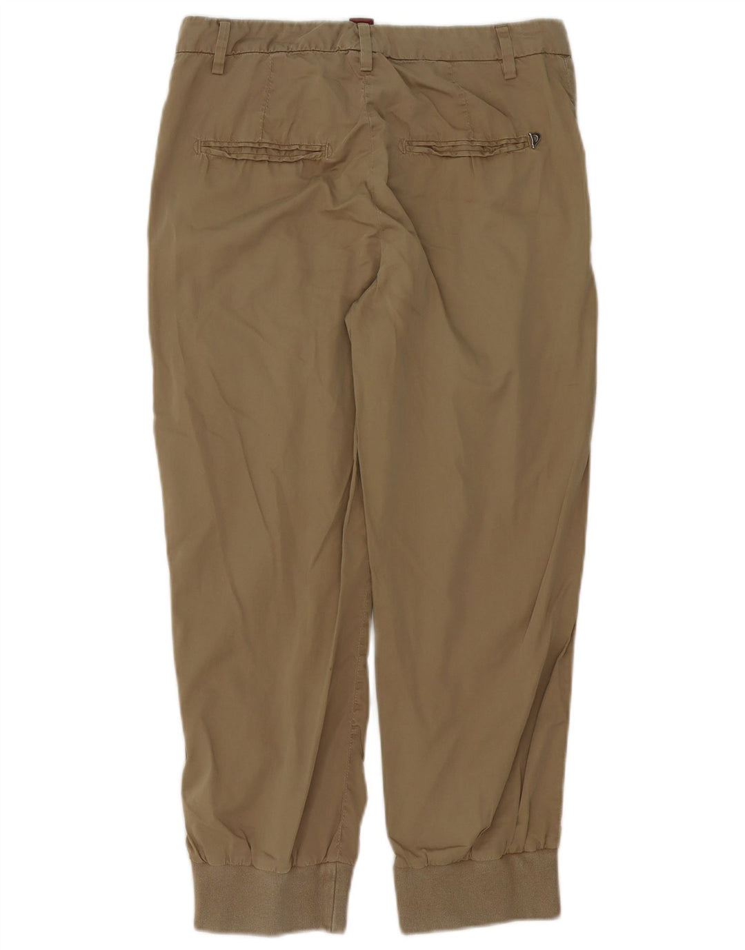 Dondup Женские укороченные брюки для джоггеров с ремешками EU 40 Medium W30 L24 Коричневые