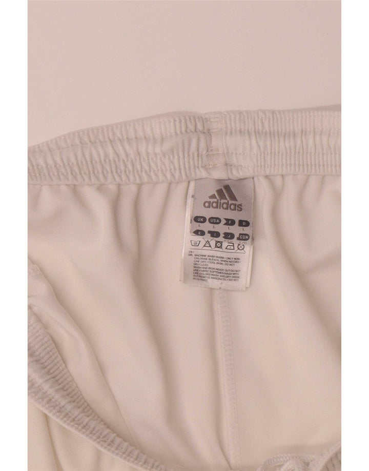 Мужские спортивные шорты Adidas Climalite с графическим рисунком, большие белые полиэстеровые шорты