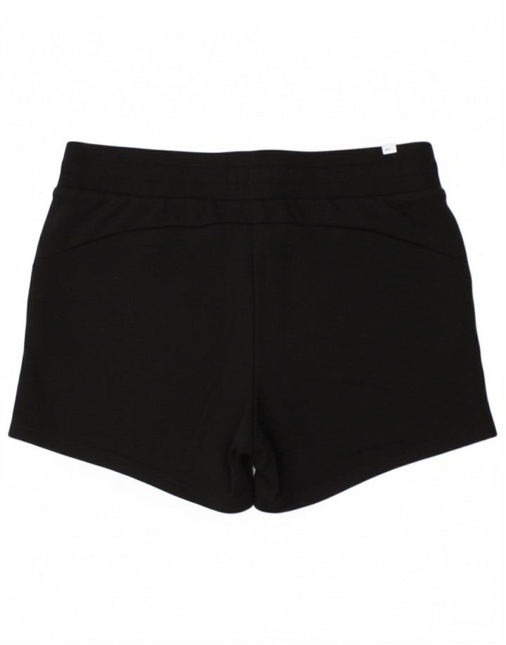 PUMA Womens Sport Shorts UK 16 Large Black Polyester