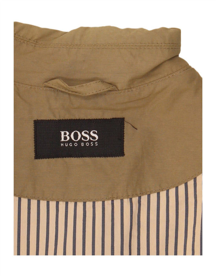 Мужское пальто Hugo Boss UK 46 3XL бежевый