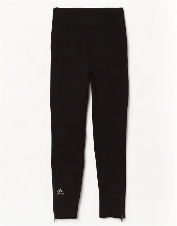 Женские спортивные брюки Adidas UK 8/10, маленький черный вискоза
